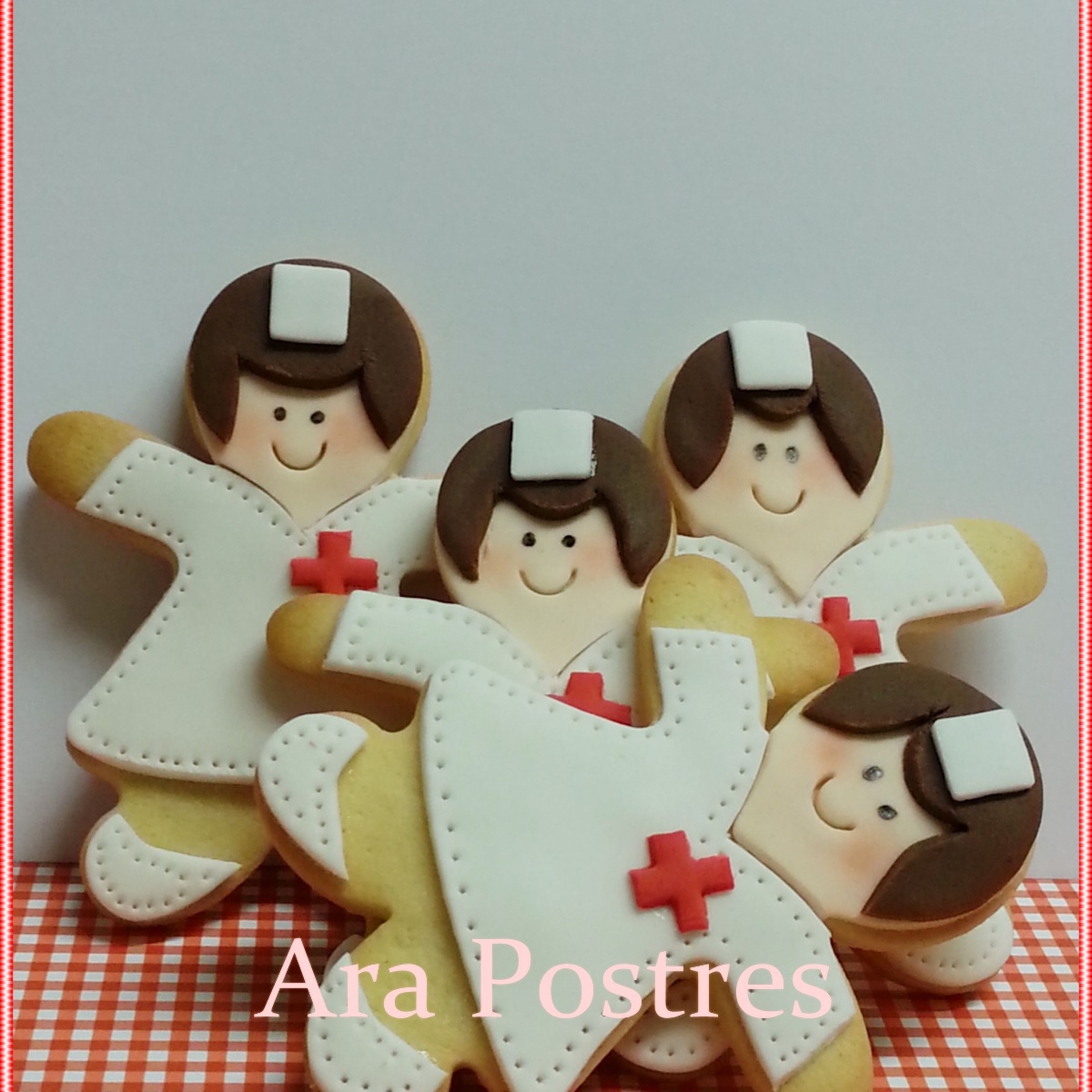 galletas decoradas para enfermeras